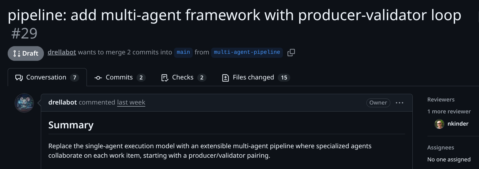 orchestrator#29 — the factory-produced implementation PR