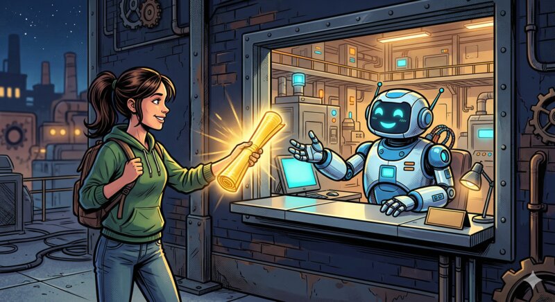 The spec as the order window — input to the factory