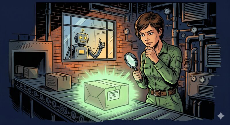 Factory output — the PR review and iteration flow